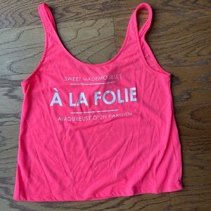4/$25 H & M pink tank top